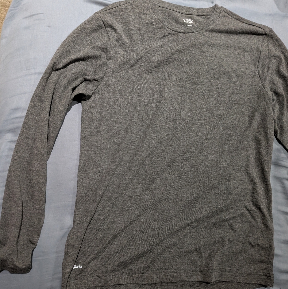 Athletic Charcoal Long Sleeve Tee